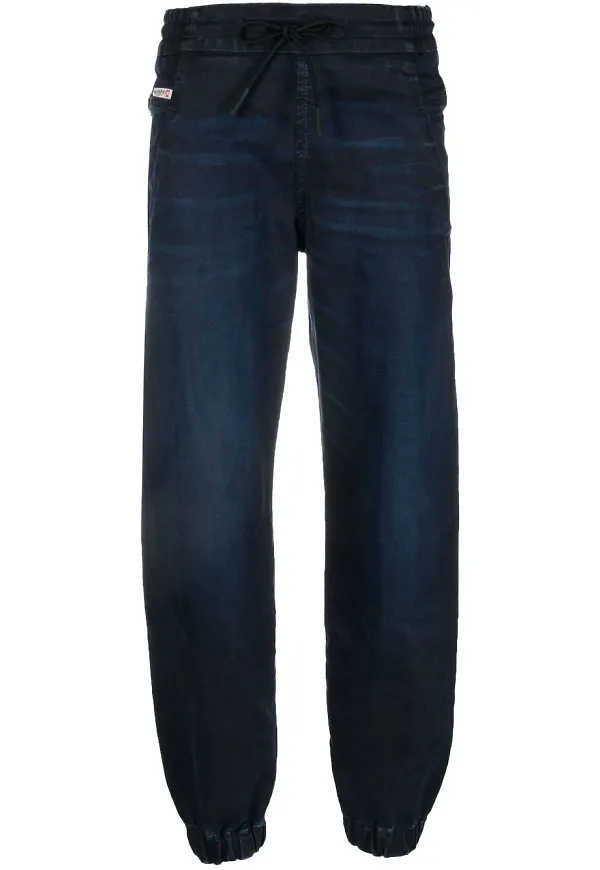 Diesel trackpants i denim - Blå