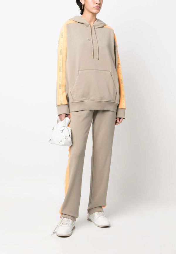 Diesel trackpants med logotypband - Neutral