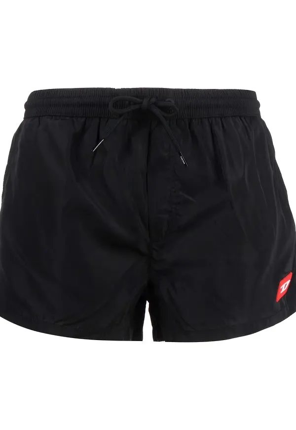 Diesel träningsshorts med dragsko - Svart