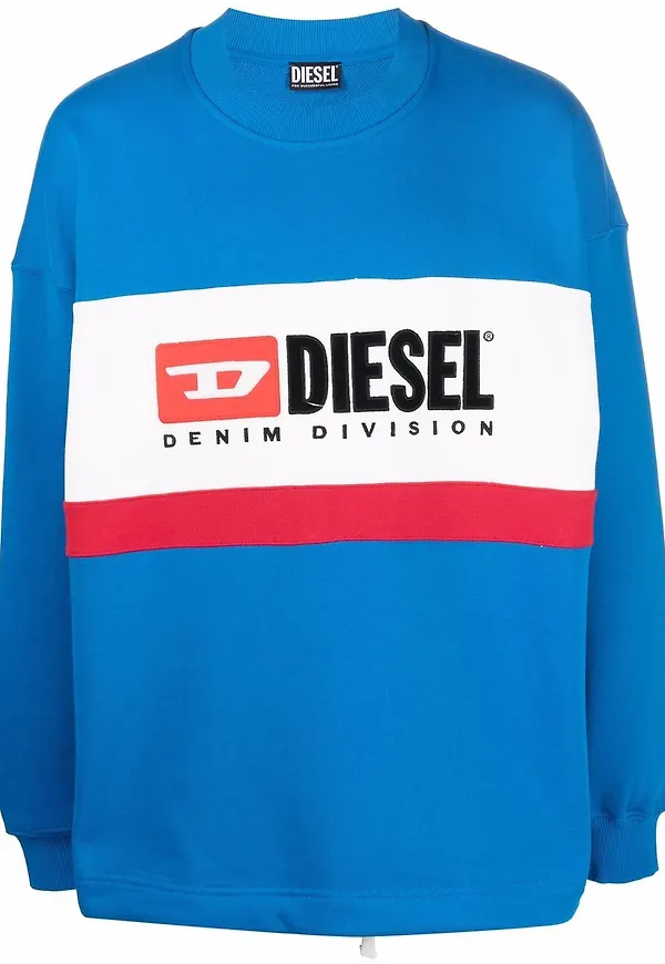 Diesel tröja med logotyp - Blå