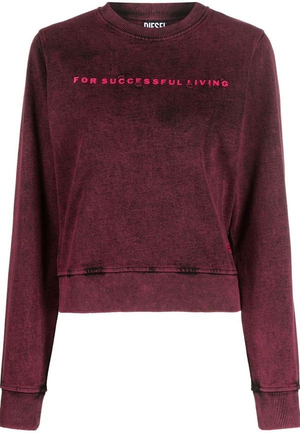 Diesel tröja med logotyp - Rosa