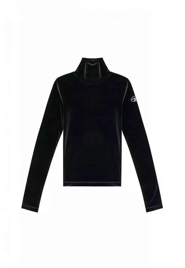 Diesel Turtlenecks Svart, Dam