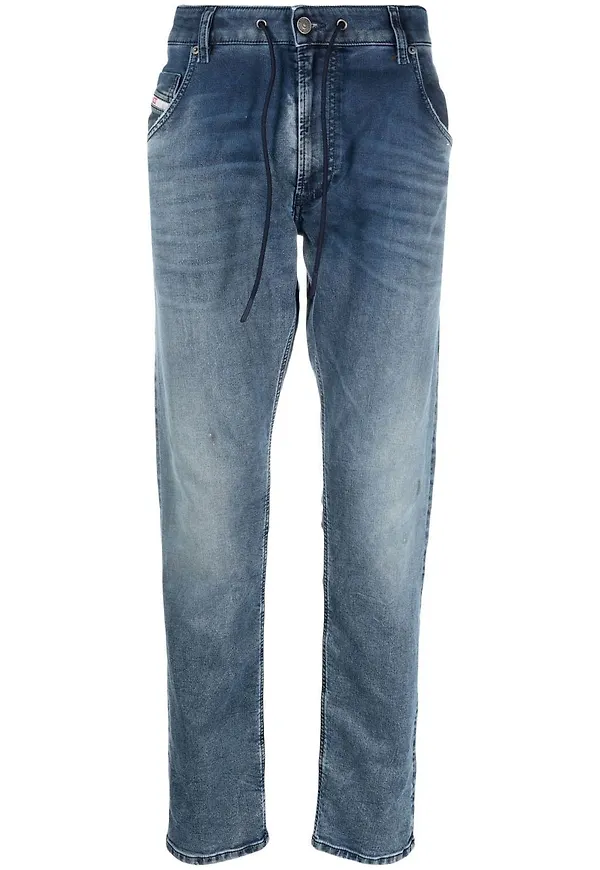 Diesel tvättade slim fit-jeans - Blå
