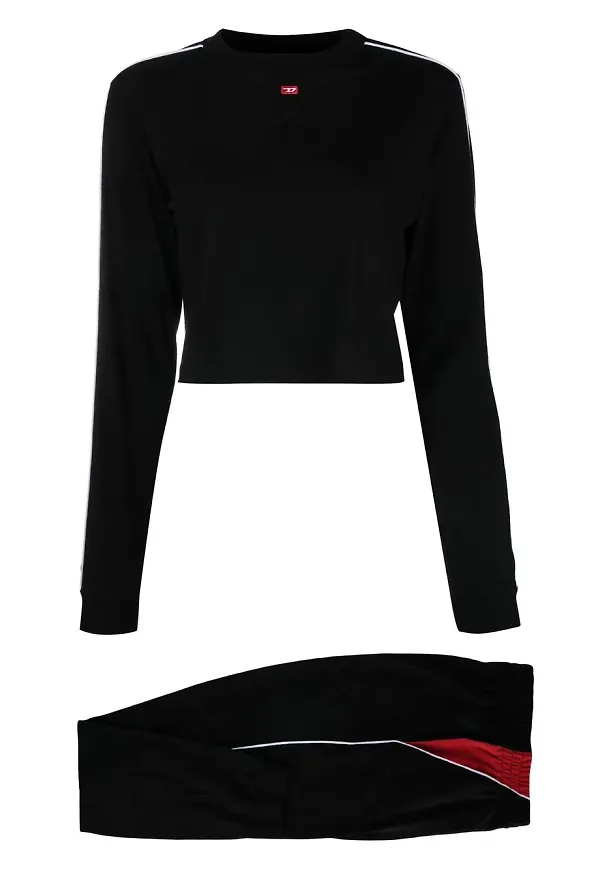 Diesel Ufset-Slimmy-Tool pyjamas - Svart