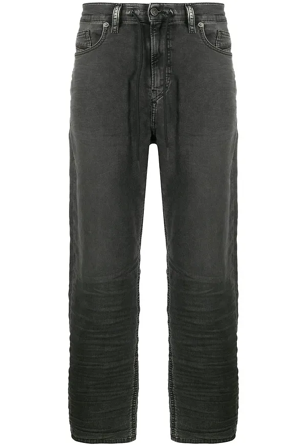 Diesel vida jeans med dragsko - Svart