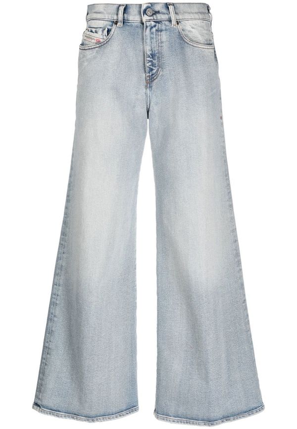 Diesel wide leg-jeans - Blå