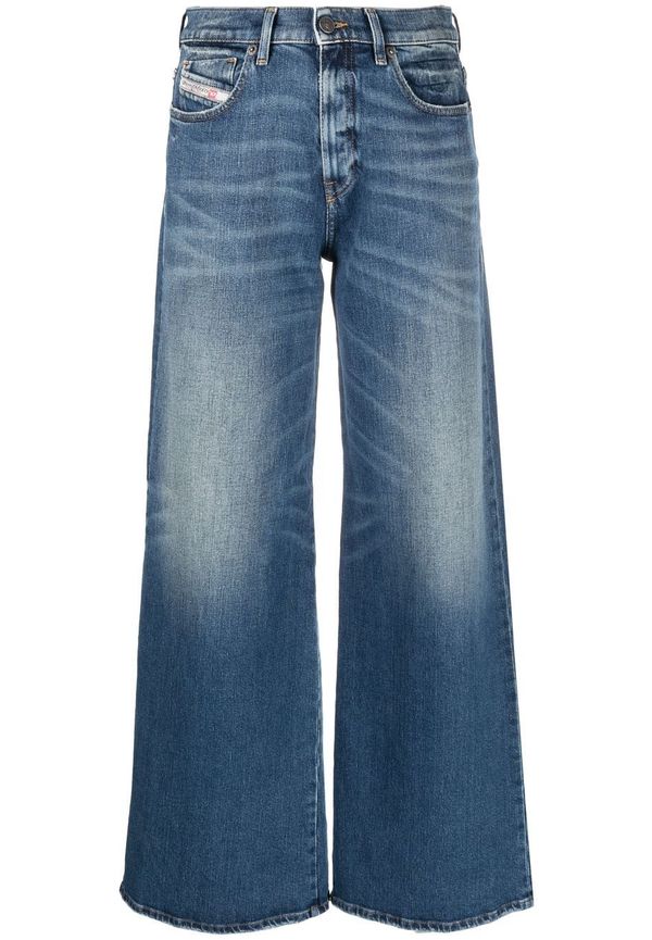 Diesel wide leg-jeans - Blå