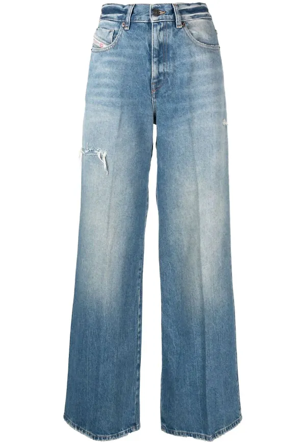 Diesel wide leg-jeans från 1978 - Blå