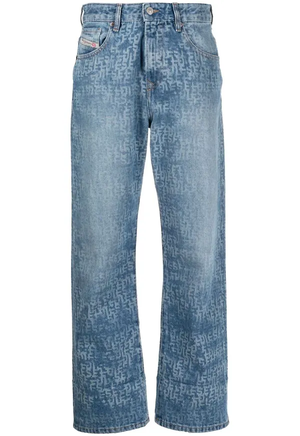 Diesel Z09RL straight-jeans från 1999 - Blå