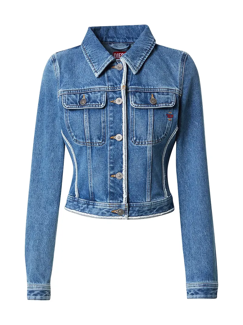 DIESEL Övergångsjacka blå denim