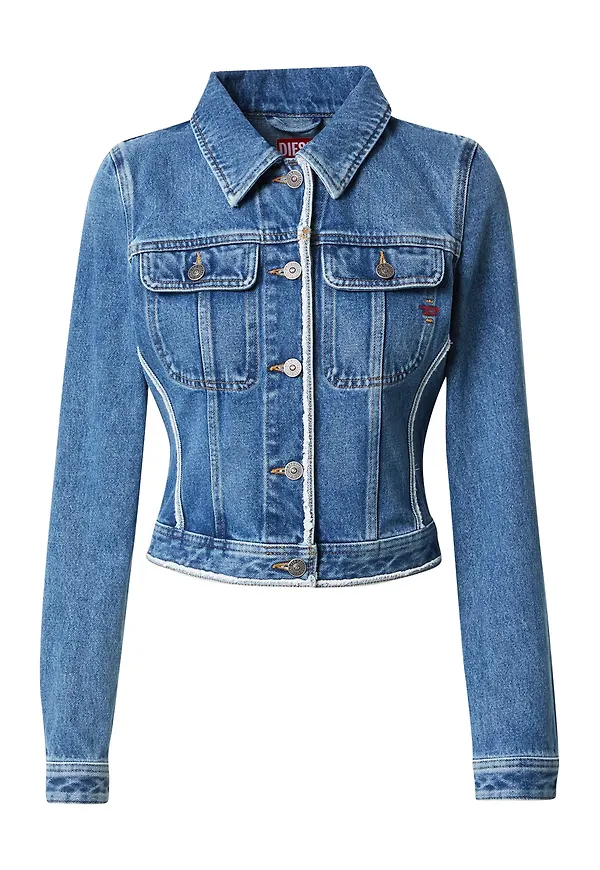 DIESEL Övergångsjacka blå denim