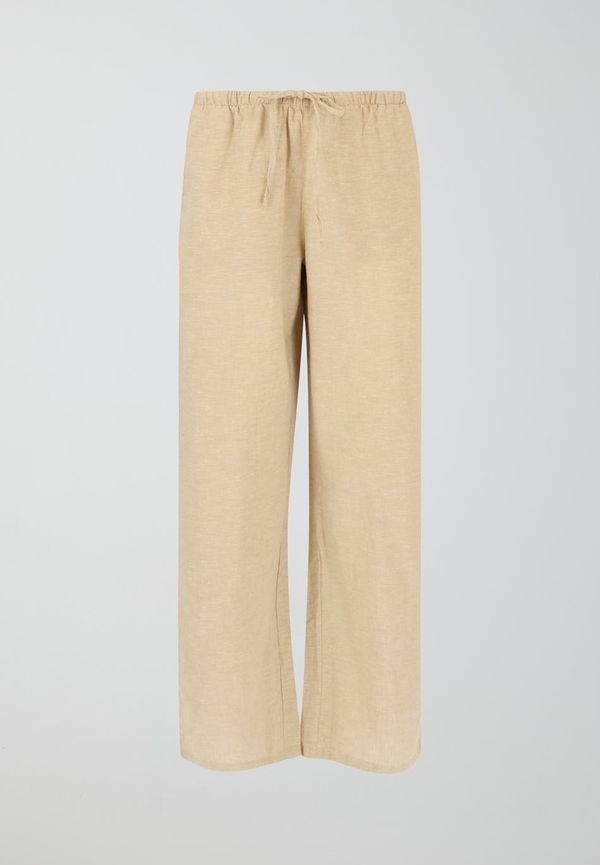 Dina tall linen blend trousers