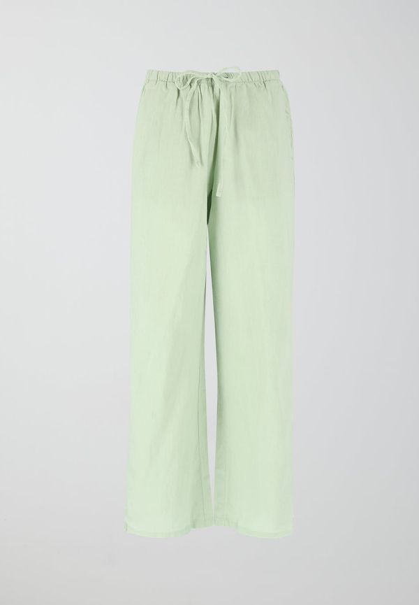 Dina tall linen blend trousers