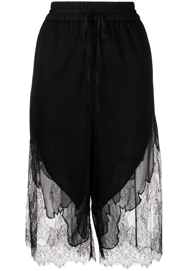 Dion Lee Chantilly basketshorts - Svart