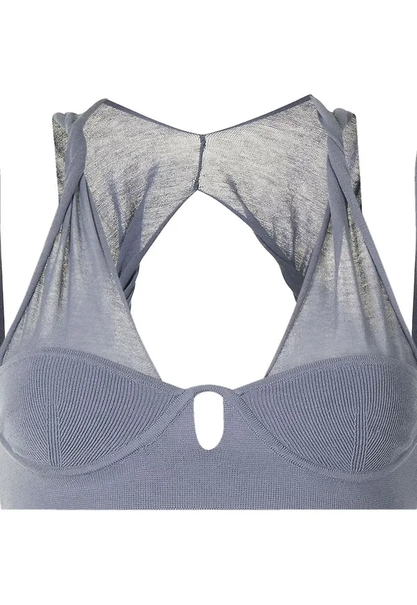 Dion Lee croptop - Blå
