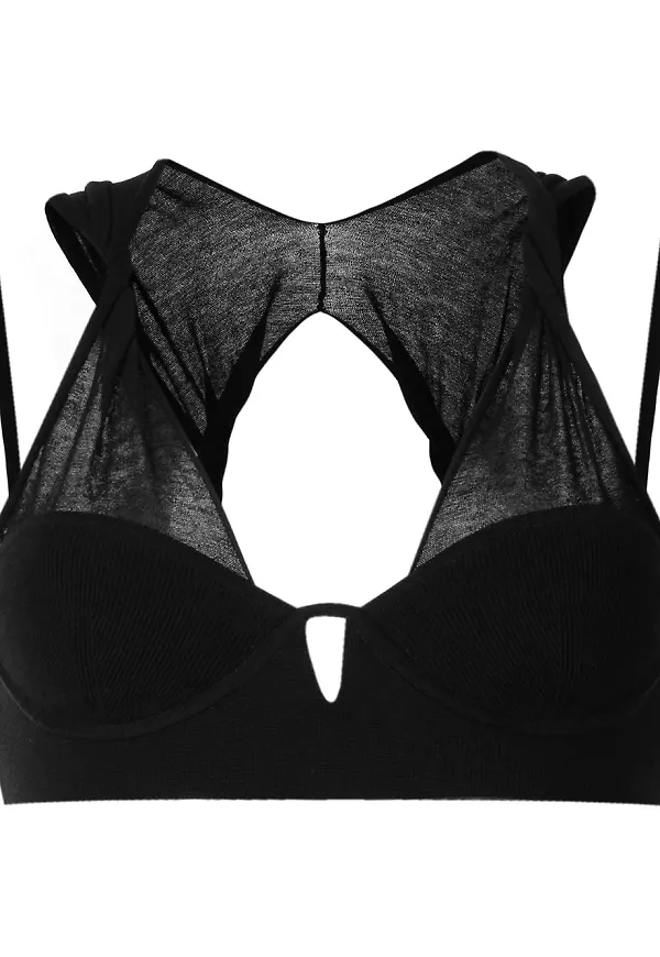 Dion Lee croptop - Svart