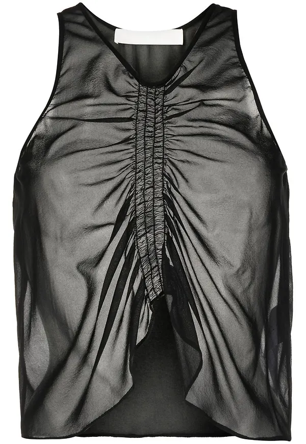 Dion Lee draperat linne - Svart