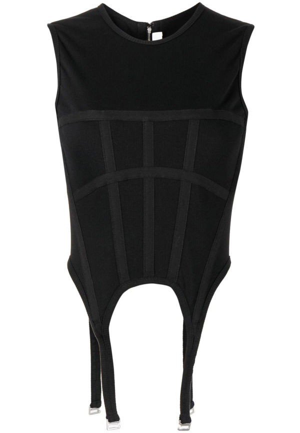 Dion Lee Garter korsettopp - Svart