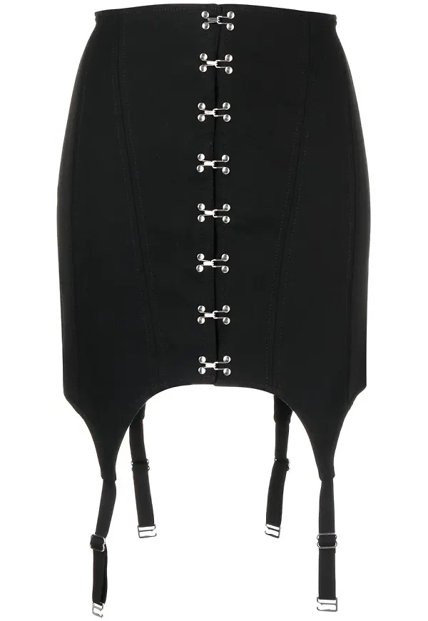 Dion Lee Garter kort kjol - Svart