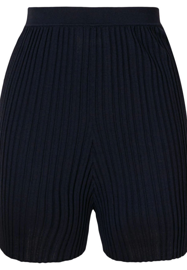Dion Lee inpassade plisserade shorts - Blå