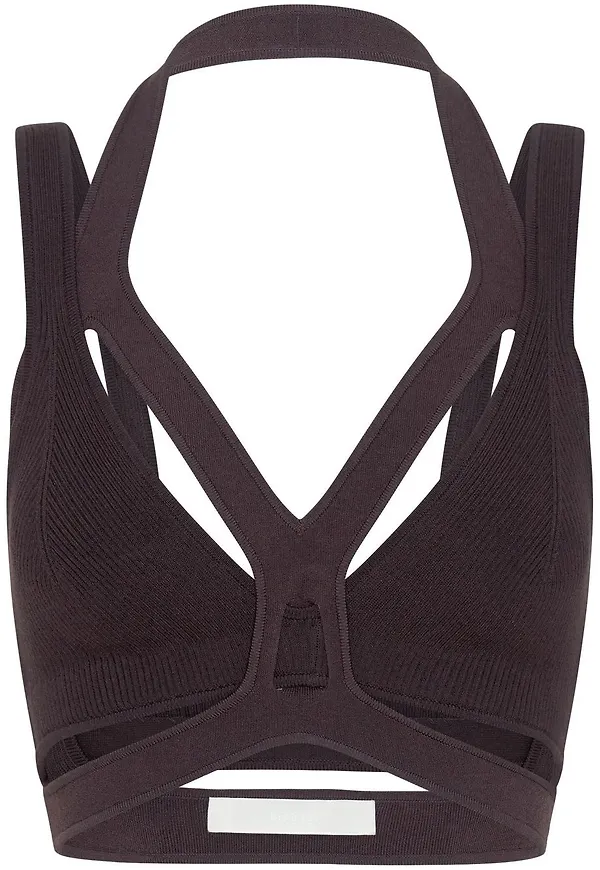 Dion Lee Interlink linne med utskuren detalj - Brun