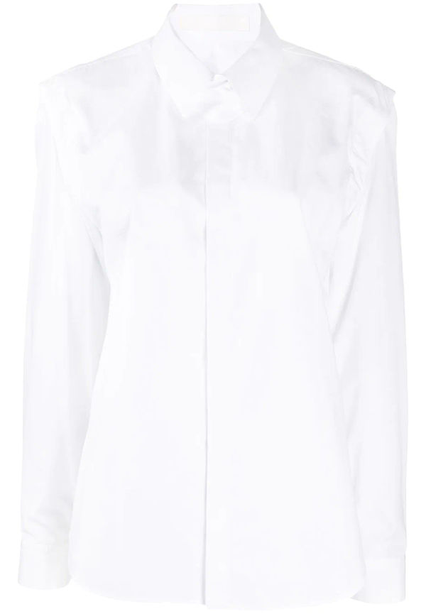 Dion Lee klassisk skjorta med knäppning - Vit