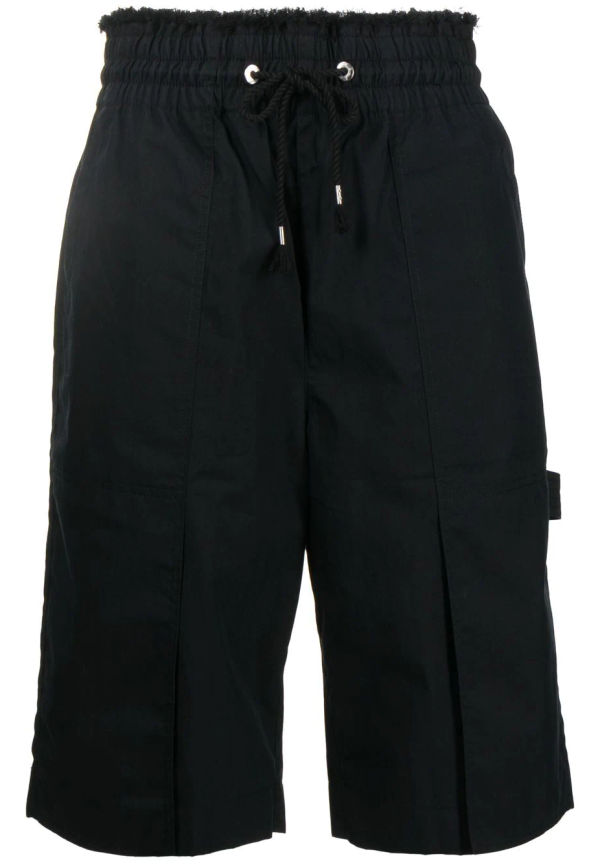 Dion Lee knälånga shorts - Svart