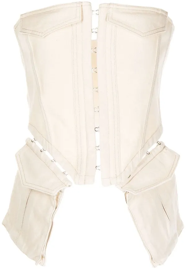 Dion Lee korsett med ficka - Neutral