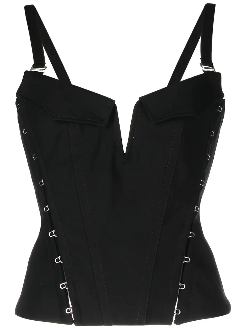 Dion Lee korsett med ficka - Svart