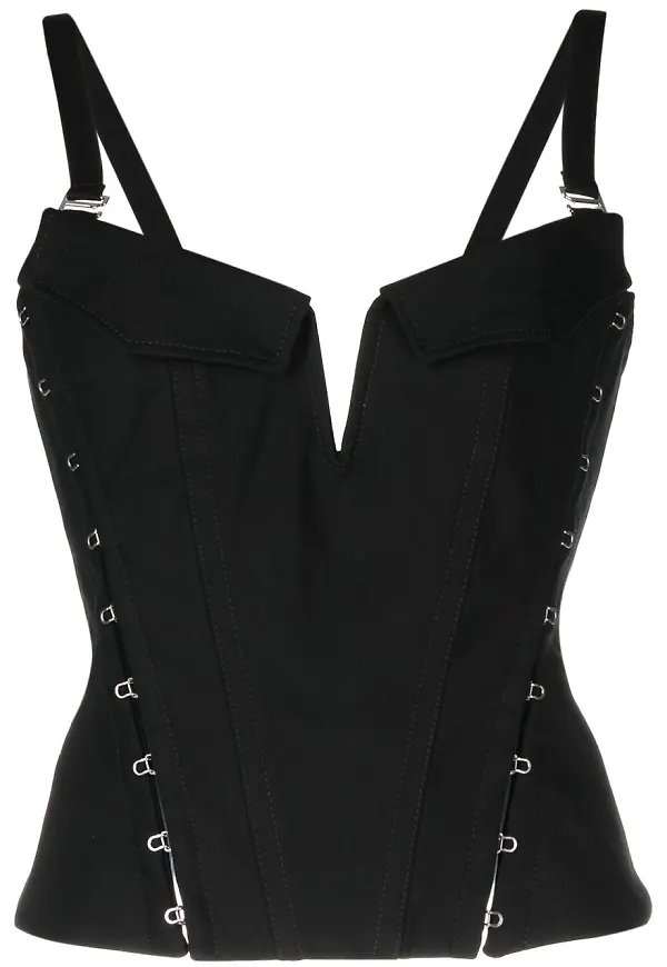 Dion Lee korsett med ficka - Svart