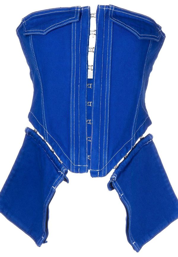 Dion Lee korsett med fickor - Blå