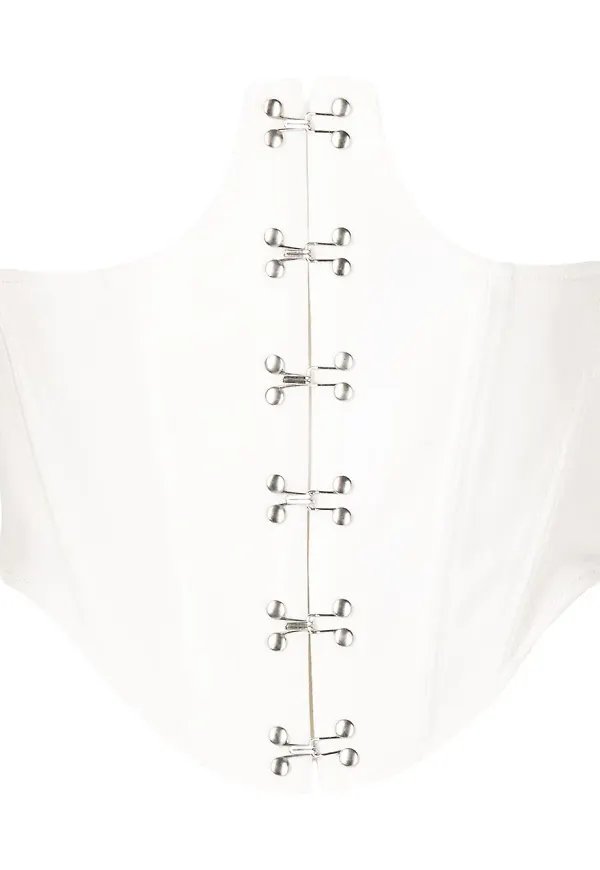 Dion Lee korsett med panel - Vit