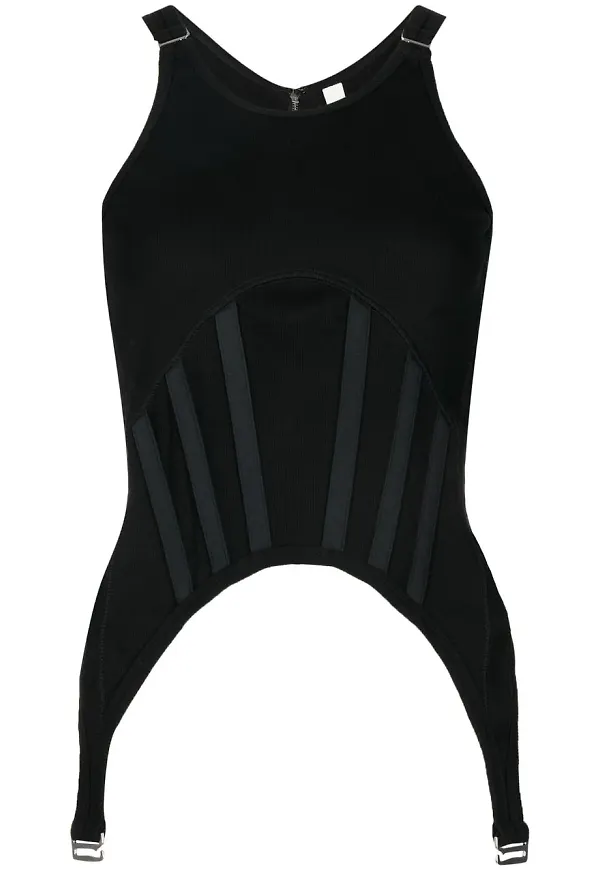 Dion Lee korsettlinne - Svart