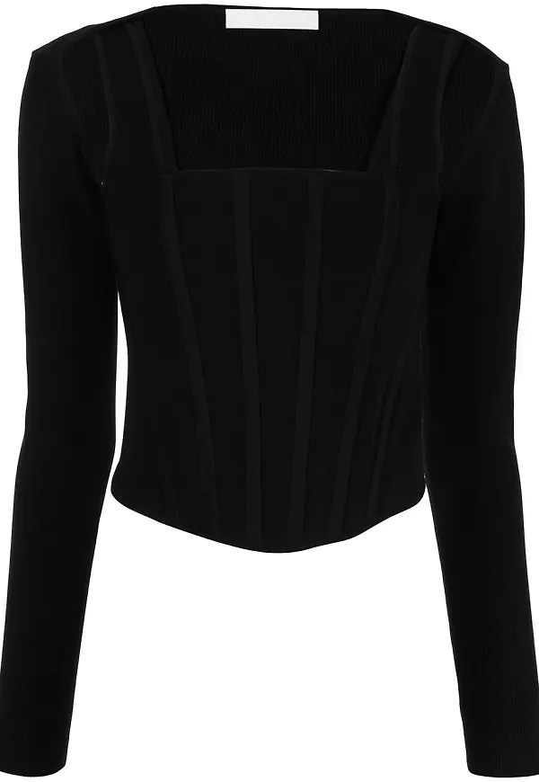Dion Lee korsettopp - Svart