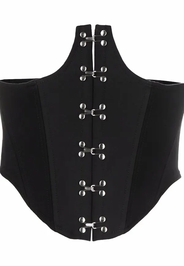 Dion Lee korsettopp med underband - Svart
