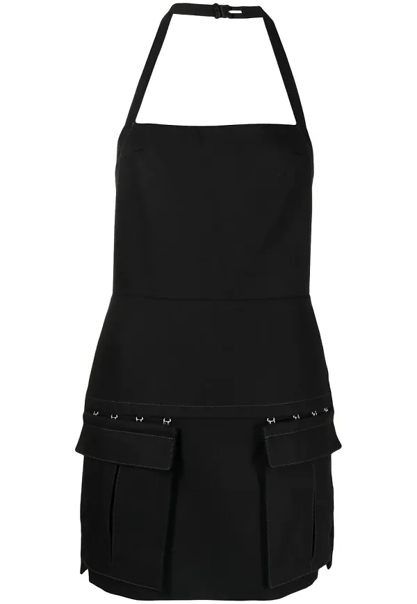 Dion Lee kort cargoklänning - Svart