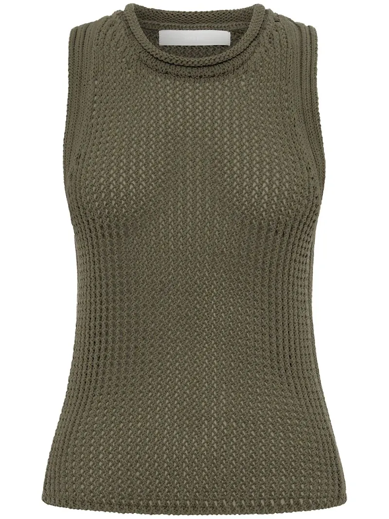 Dion Lee linne i mesh - Grön