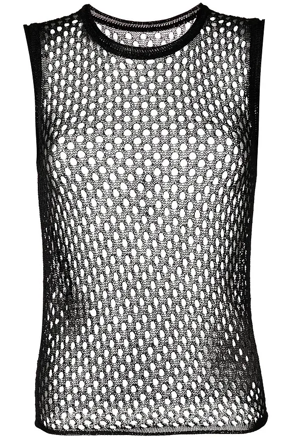 Dion Lee linne i mesh - Svart