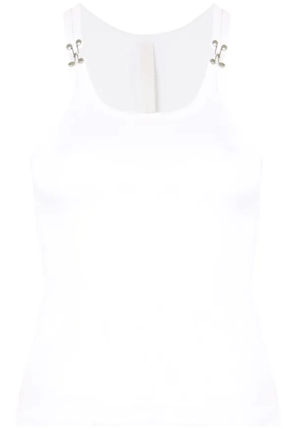 Dion Lee linne med krokdetalj - Vit