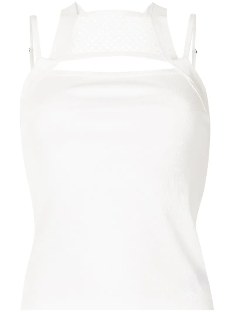 Dion Lee linne med panel - Vit