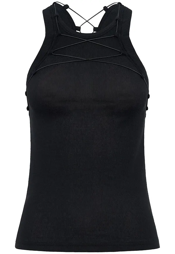 Dion Lee Lock linne - Svart