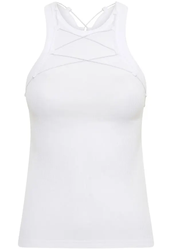 Dion Lee Lock linne med dragsko - Vit