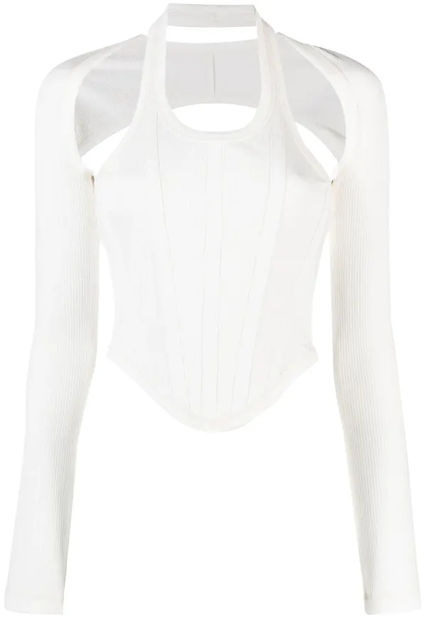 Dion Lee Modular korsettopp - Neutral