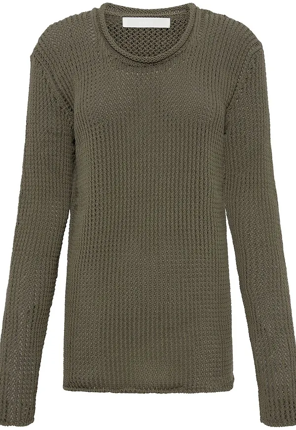 Dion Lee pullover i mesh - Grön