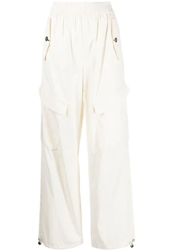 Dion Lee raka cargobyxor - Vit