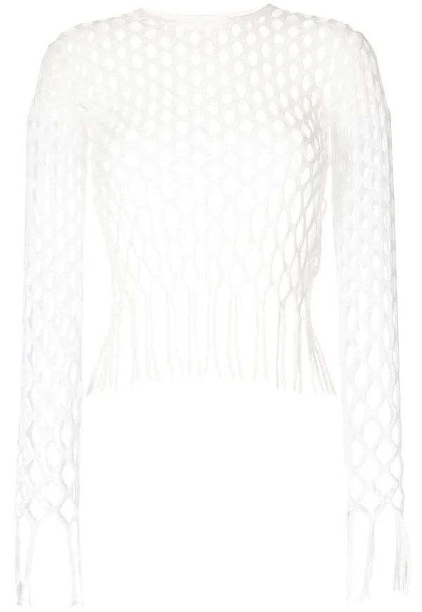Dion Lee Reef topp - Vit