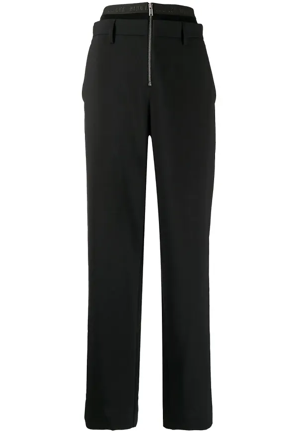 Dion Lee Rib Suspend byxor - Svart