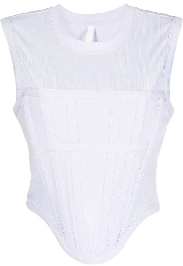 Dion Lee ribbat korsettlinne - Lila