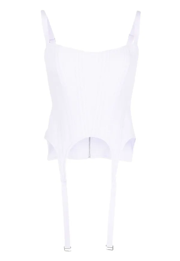 Dion Lee ribbat korsettlinne - Lila