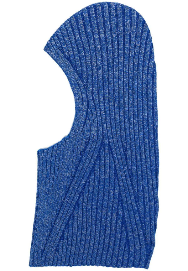 Dion Lee ribbstickad skidmössa - Blå